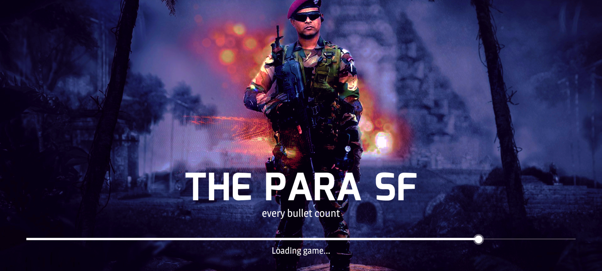 para sf game splash screen